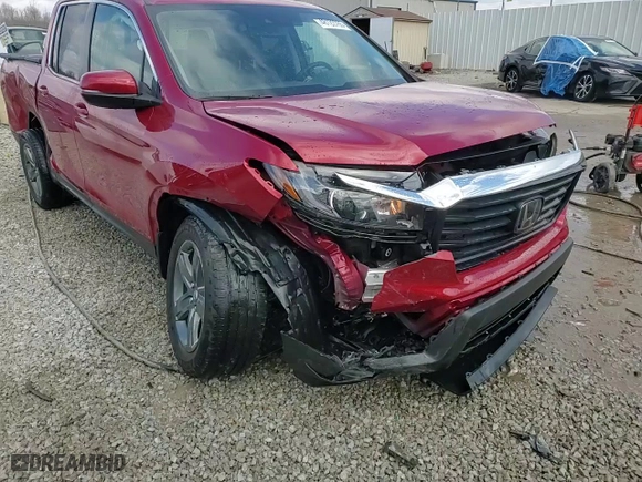 2023 Honda Ridgeline RTL with VIN 5FPYK3F51PB019841, listed as a Copart auction lot 48122765 with 31,826 mi miles and Salvage Title. Bid and sale history available at carsss.com. Image 13.