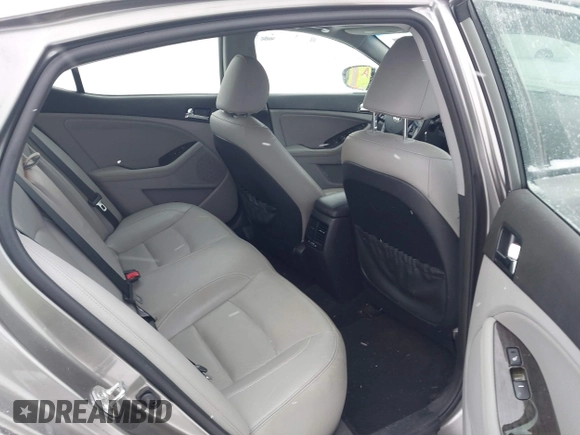 2013 Kia Optima EX with VIN 5XXGN4A70DG258168, listed as a IAAI auction lot 41209415 with 169,365 mi miles. Bid and sale history available at carsss.com. Image 8.