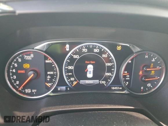 2023 Chevrolet Blazer RS with VIN 3GNKBERS1PS226319, listed as a Copart auction lot 54882465 with 18,453 mi miles and Salvage title. Bid and sale history available at DreamBid. Image 9.