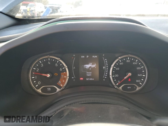 2021 Jeep Renegade Sport with VIN ZACNJCAB8MPM32790, listed as a Copart auction lot 46588925 with 52,146 mi miles and Salvage title. Bid and sale history available at DreamBid. Image 9.