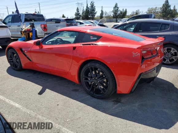 2019 Chevrolet Corvette 1LT with VIN 1G1YB2D73K5111639, listed as a Copart auction lot 50060404 with 24,787 mi miles and Salvage Title. Bid and sale history available at carsss.com. Image 2.