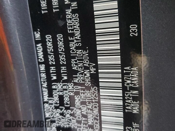 2022 Lexus NX with VIN 2T2KGCEZ9NC012525, listed as a Copart auction lot 37525633 with 0 mi miles. Bid and sale history available at carsss.com. Image 14.
