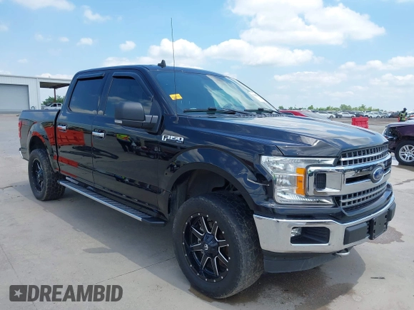 2019 Ford F-150 XL with VIN 1FTEW1E59KKE90346, listed as a IAAI auction lot 42188308 with 130,992 mi miles and . Bid and sale history available at DreamBid. Image 1.