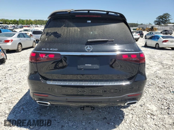 2025 Mercedes-Benz GLS 450 z VIN 4JGFF5KEXSB334022, wystawiony jako Copart lot #53323095 z przebiegiem 7 mil mil oraz Szkoda całkowita • Salvage title. Historia ofert i sprzedaży dostępna na DreamBid. Obrazek 6.