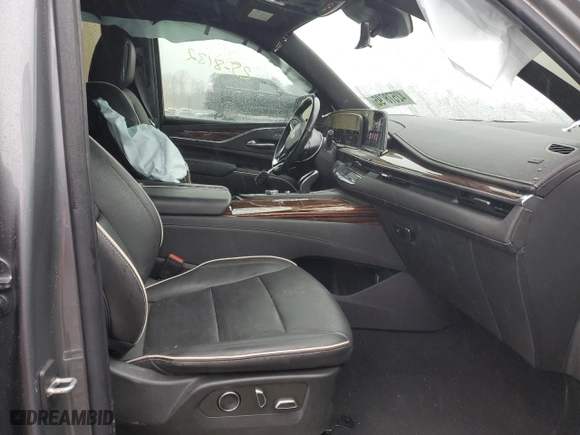2021 Cadillac Escalade Premium Luxury with VIN 1GYS4BKL1MR445245, listed as a Copart auction lot 42578795 with 40,416 mi miles and Salvage Title. Bid and sale history available at carsss.com. Image 7.