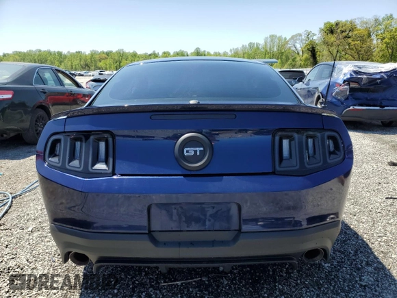 2010 Ford Mustang GT with VIN 1ZVBP8CH5A5161630, listed as a Copart auction lot 52502045 with 140,995 mi miles and Salvage title. Bid and sale history available at DreamBid. Image 6.