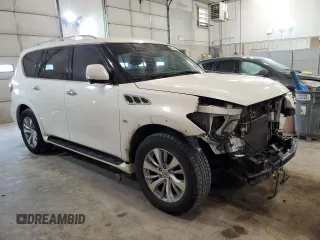 2017 Infiniti QX80 with VIN JN8AZ2NE6H9158431, listed as a Copart auction lot 68041073 with 153,310 mi miles. Bid and sale history available at carsss.com. Image 4.