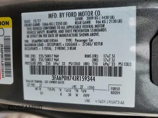 2018 Ford Fusion SE with VIN 3FA6P0H74JR159344, listed as a Copart auction lot 46399475 with 86,536 mi miles and Clean Title. Bid and sale history available at carsss.com. Image 12.