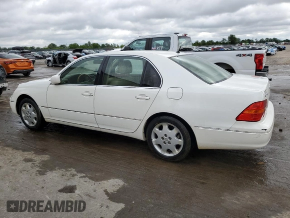 2003 Lexus LS 430 with VIN JTHBN30F730116220, listed as a Copart auction lot 54929245 with 196,401 mi miles and Salvage Title. Bid and sale history available at DreamBid. Image 2.