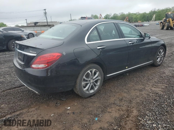2016 Mercedes-Benz C 300 Luxury with VIN 55SWF4KB0GU139215, listed as a Copart auction lot 55471755 with 66,859 mi miles and Salvage title. Bid and sale history available at DreamBid. Image 3.