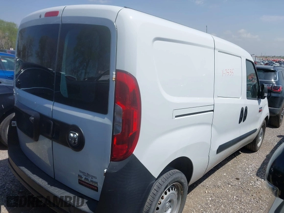 2018 Ram ProMaster City Cargo Tradesman with VIN ZFBERFAB7J6L47535, listed as a IAAI auction lot 42116604 with 191,825 mi miles and . Bid and sale history available at carsss.com. Image 4.