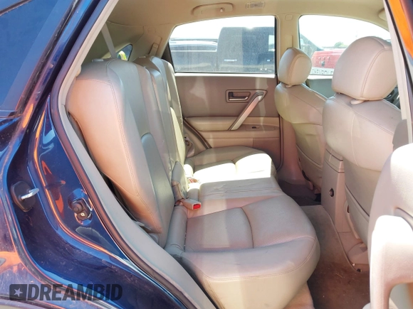 2005 Infiniti FX with VIN JNRAS08U35X101960, listed as a IAAI auction lot 42087971 with 158,766 mi miles and . Bid and sale history available at DreamBid. Image 8.