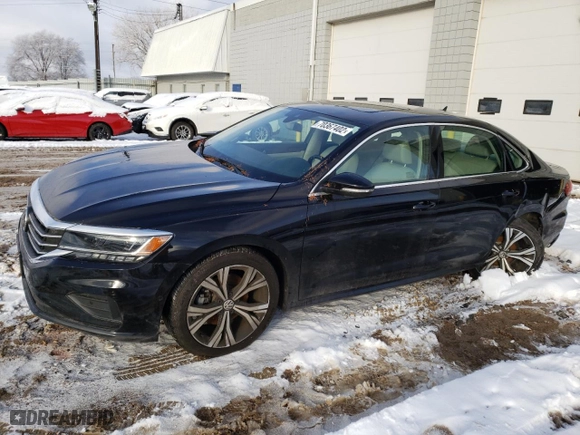 2020 Volkswagen Passat 2.0T SEL with VIN 1VWCA7A34LC016228, listed as a Copart auction lot 70367402 with 16,419 mi miles. Bid and sale history available at carsss.com. Image 1.