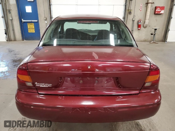 2002 Saturn SL with VIN 1G8ZH52822Z228302, listed as a Copart auction lot 58043985 with 153,058 mi miles and Salvage title. Bid and sale history available at DreamBid. Image 6.