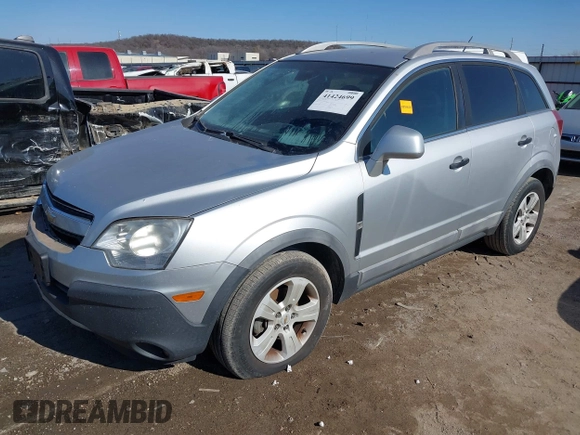 2013 Chevrolet Captiva Sport LS with VIN 3GNAL2EK8DS581691, listed as a IAAI auction lot 41424699 with Not Provided miles and . Bid and sale history available at carsss.com. Image 2.