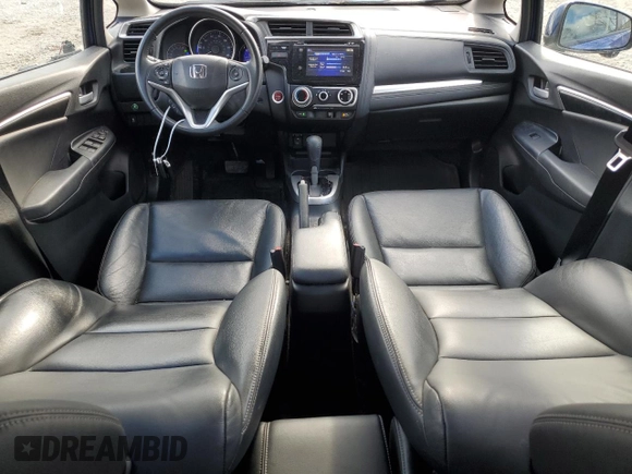 2017 Honda Fit EX-L with VIN 3HGGK5H80HM704757, listed as a Copart auction lot 80079734 with 53,397 mi miles and Salvage Title. Bid and sale history available at DreamBid. Image 8.