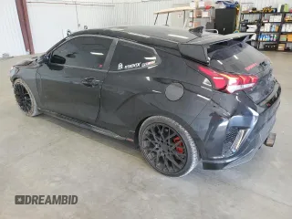 2021 Hyundai Veloster Turbo R-Spec with VIN KMHTH6AB8MU032312, listed as a Copart auction lot 42138813 with 49,624 mi miles. Bid and sale history available at carsss.com. Image 2.