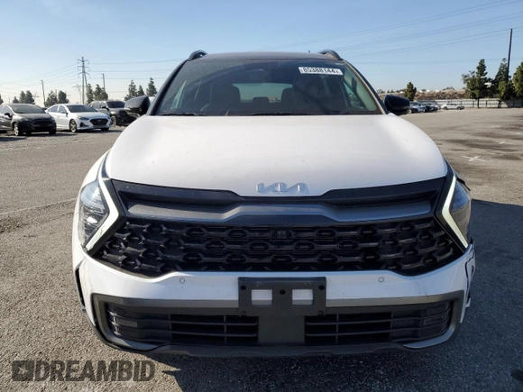2023 Kia Sportage X-Pro with VIN 5XYK7CAF9PG081660, listed as a Copart auction lot 85388144 with 27,668 mi miles and Salvage Title. Bid and sale history available at carsss.com. Image 5.