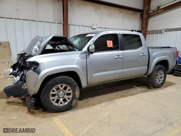 2017 Toyota Tacoma SR5 with VIN 3TMAZ5CN5HM041456, listed as a Copart auction lot 46194915 with 0 mi miles and Salvage Title. Bid and sale history available at carsss.com. Image 1.