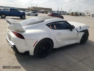 2020 Toyota GR Supra 3.0 with VIN WZ1DB4C09LW028428, listed as a Copart auction lot 50185354 with 0 mi miles. Bid and sale history available at carsss.com. Image 3.