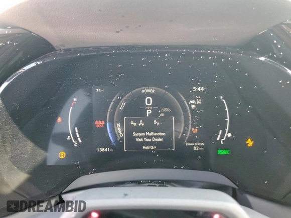 2023 Lexus RX 500h F Sport Performance with VIN 2T2BCMEA6PC006244, listed as a Copart auction lot 53938605 with 13,841 mi miles and Salvage title. Bid and sale history available at DreamBid. Image 9.