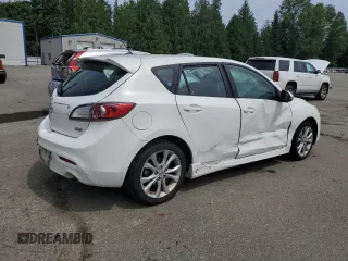 2010 Mazda 3 S Sport with VIN JM1BL1H62A1209153, listed as a Copart auction lot 62018355 with 208,437 mi miles and Salvage title. Bid and sale history available at DreamBid. Image 3.