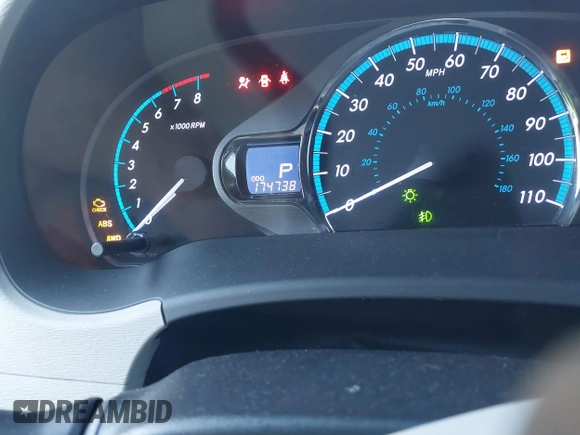 2012 Toyota Sienna XLE with VIN 5TDDK3DC6CS040442, listed as a IAAI auction lot 40899461 with 174,738 mi miles and . Bid and sale history available at DreamBid. Image 7.