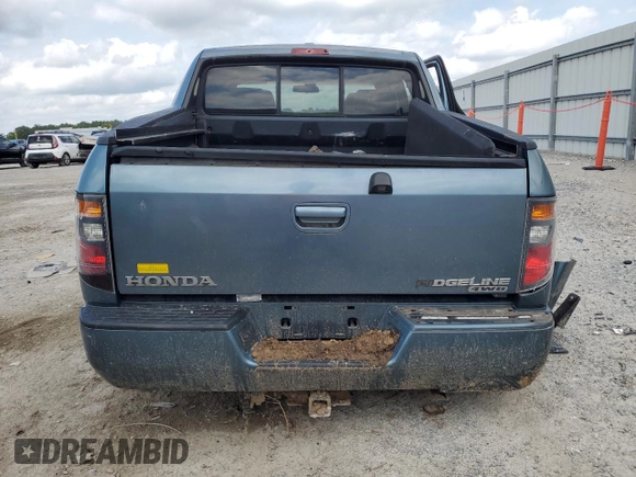 2007 Honda Ridgeline RTL w/Leather with VIN 2HJYK165X7H541838, listed as a Copart auction lot 51180735 with 175,336 mi miles and Salvage Title. Bid and sale history available at carsss.com. Image 6.