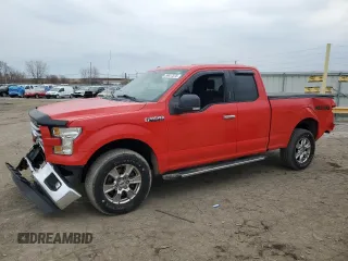 2015 Ford F-150 XLT with VIN 1FTFX1EF3FFA05062, listed as a Copart auction lot 50427575 with 64,581 mi miles and Salvage Title. Bid and sale history available at carsss.com. Image 1.