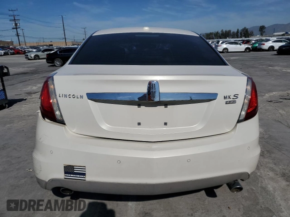 2009 Lincoln MKS with VIN 1LNHM94R79G620820, listed as a Copart auction lot 49594165 with 166,163 mi miles and Salvage Title. Bid and sale history available at DreamBid. Image 6.