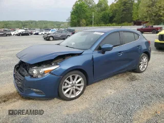 2017 Mazda 3 Touring with VIN 3MZBN1L76HM107178, listed as a Copart auction lot 53350995 with 68,120 mi miles and Salvage title. Bid and sale history available at DreamBid. Image 1.