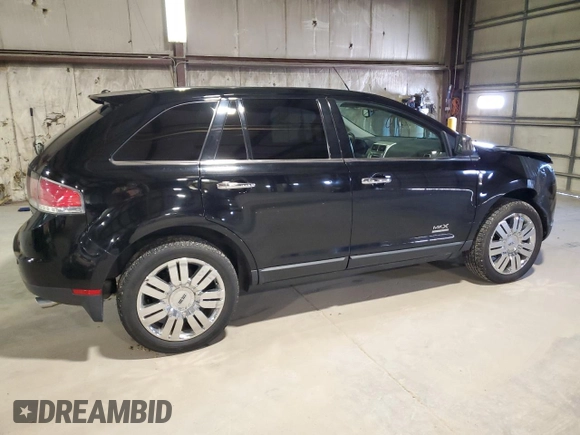 2008 Lincoln MKX with VIN 2LMDU88C98BJ12745, listed as a Copart auction lot 50381385 with 124,532 mi miles and Salvage Title. Bid and sale history available at carsss.com. Image 3.