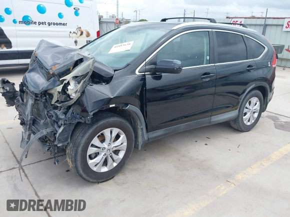 2013 Honda CR-V EX-L with VIN 2HKRM3H73DH524427, listed as a IAAI auction lot 41883638 with 199,120 mi miles and . Bid and sale history available at DreamBid. Image 17.