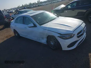 2024 Mercedes-Benz C 300 with VIN W1KAF4GB0RR234509, listed as a IAAI auction lot 42374006 with 6,333 mi miles and . Bid and sale history available at DreamBid. Image 1.
