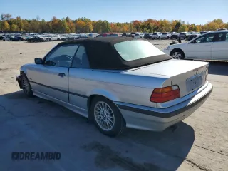 1997 BMW 3-Series 328IC with VIN WBABK8326VET99504, listed as a Copart auction lot 76481924 with 172,043 mi miles and Salvage Title. Bid and sale history available at carsss.com. Image 2.