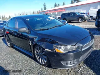 2010 Mitsubishi Lancer GTS with VIN JA32U8FWXAU020045, listed as a IAAI auction lot 41457183 with 184,092 mi miles. Bid and sale history available at carsss.com. Image 6.