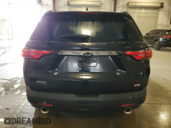 2023 Chevrolet Traverse RS with VIN 1GNEVJKWXPJ316189, listed as a Copart auction lot 64686694 with 9,295 mi miles and Salvage Title. Bid and sale history available at carsss.com. Image 6.