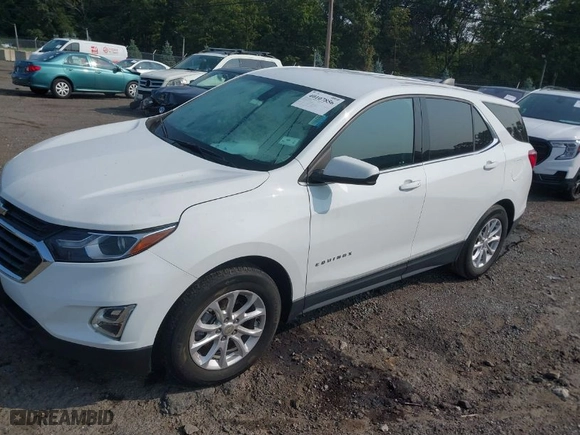 2020 Chevrolet Equinox LT with VIN 3GNAXKEV7LS671153, listed as a IAAI auction lot 40107856 with 32,888 mi miles. Bid and sale history available at carsss.com. Image 2.