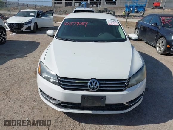 2014 Volkswagen Passat Wolfsburg Edition with VIN 1VWAS7A30EC053025, listed as a IAAI auction lot 42579059 with 168,446 mi miles and . Bid and sale history available at DreamBid. Image 6.