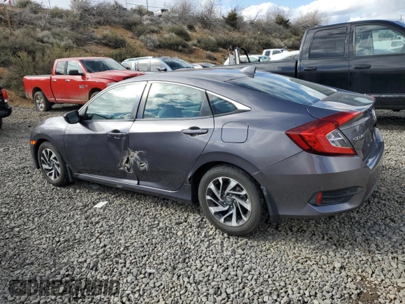 2017 Honda Civic Sedan EX with VIN 19XFC2F71HE022755, listed as a Copart auction lot 50838025 with 53,680 mi miles and Salvage Title. Bid and sale history available at carsss.com. Image 2.