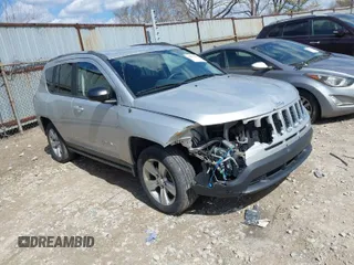 2013 Jeep Compass Sport with VIN 1C4NJDBBXDD177680, listed as a IAAI auction lot 41893859 with 175,227 mi miles. Bid and sale history available at carsss.com. Image 1.