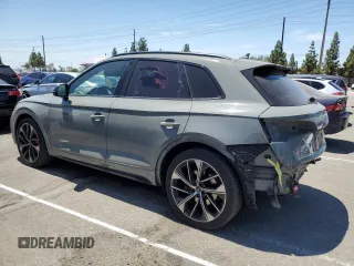 2021 Audi SQ5 Premium Plus with VIN WA1B4AFY9M2028996, listed as a Copart auction lot 65391394 with 51,799 mi miles and Salvage Title. Bid and sale history available at DreamBid. Image 2.