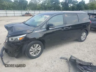 2018 Kia Sedona LX with VIN KNDMB5C17J6355646, listed as a Copart auction lot 67643374 with 106,261 mi miles and Salvage Title. Bid and sale history available at carsss.com. Image 1.