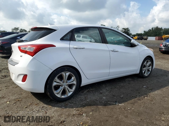 2015 Hyundai Elantra GT with VIN KMHD35LH5FU238558, listed as a Copart auction lot 74488844 with 56,934 mi miles and Salvage Title. Bid and sale history available at carsss.com. Image 3.