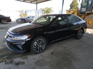 2025 Volkswagen Jetta Sport with VIN 3VWBX7BU7SM059749, listed as a Copart auction lot 64289775 with 4,644 mi miles and Non repairable. Bid and sale history available at DreamBid. Image 1.