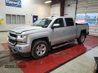 2018 Chevrolet Silverado 1500 LT with VIN 3GCUKREC8JG588990, listed as a Copart auction lot 51463175 with 101,602 mi miles and Salvage Title. Bid and sale history available at carsss.com. Image 1.