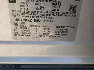 2017 Buick Envision Essence with VIN LRBFXBSA3HD128632, listed as a Copart auction lot 45983655 with 0 mi miles and Salvage Title. Bid and sale history available at carsss.com. Image 15.