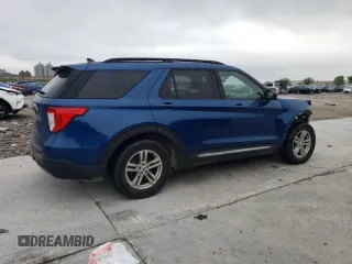 2022 Ford Explorer XLT with VIN 1FMSK7DH9NGA81828, listed as a Copart auction lot 51229085 with 66,468 mi miles and Salvage Title. Bid and sale history available at carsss.com. Image 3.
