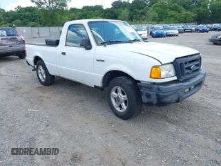 2005 Ford Ranger XL z VIN 1FTYR10U85PA56297, wystawiony jako IAAI lot #42542911 z przebiegiem 47 496 mil mil oraz . Historia ofert i sprzedaży dostępna na DreamBid. Obrazek 1.