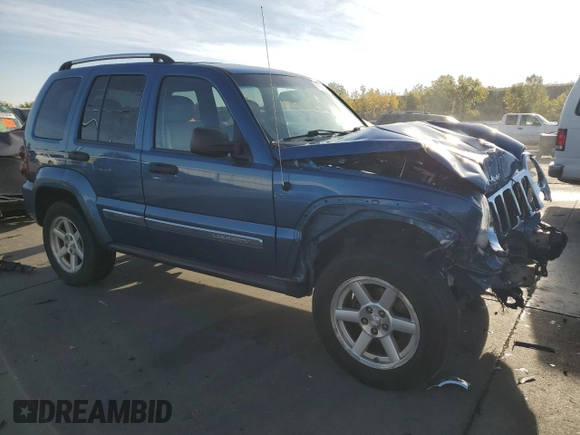 2005 Jeep Liberty Limited with VIN 1J4GL58K45W548350, listed as a Copart auction lot 74594744 with 128,211 mi miles and Clean title. Bid and sale history available at DreamBid. Image 4.